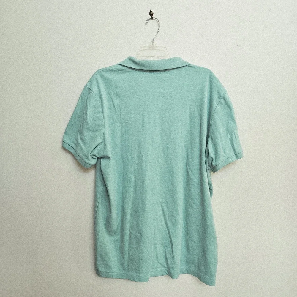 US Polo Assn Short Sleeve Polo Shirt Men's XL Luxury Feel Aqua Blue